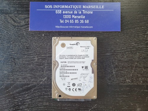 Disque Dur 2,5" SEAGATE ST9160827AS Momentus 5400.4 HDD 160 GB SATA - Foto 1 di 4