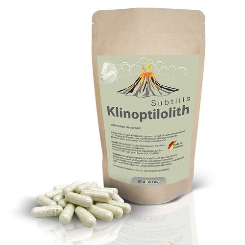 Clinoptilolite Zeolite with Bacillus Subtilis DSM 21097- 90/270/540 Capsules