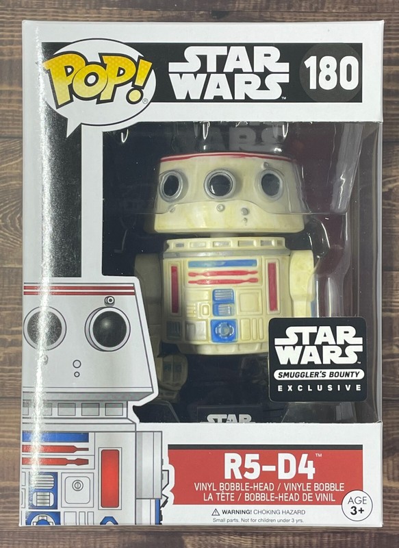 Funko POP! - Star Wars - R5-D4 #180 - Smuggler's Bounty Exclusive - NIB w/ Case