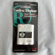 NEW Radio Shack Cordless Telephone Battery 3.6V 850mAh 23-965 Cobra Uniden