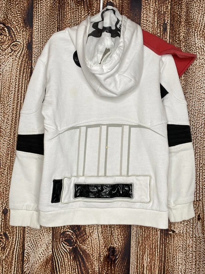 Disney Star Wars Stormtrooper Sudadera con Cremallera Sudadera con Capucha Máscara Juvenil Niño’s Talla 7/8 Foto 3 de 4