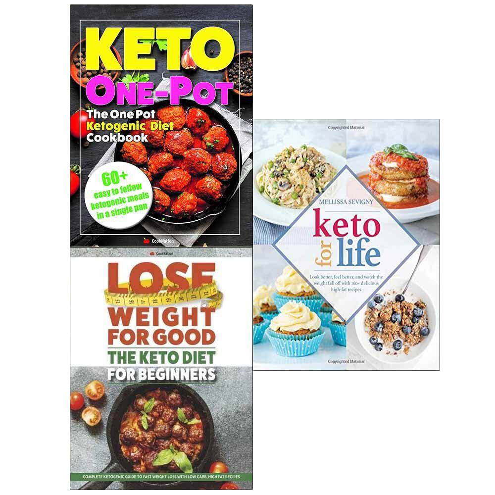 Lose Weight For Good,Keto for Life,One Pot Ketogenic Diet 3 Books Collection Set - Image 2
