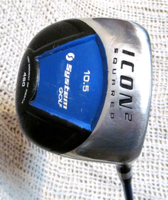 System Golf ICON 2 SQUARED 10.5° Deg Driver RIGHT HAND ~ Reg Flex Graphite Shaft