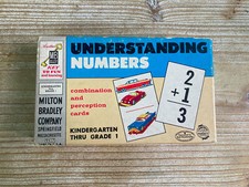 Understanding Numbers, Addition, Subtraction, Flash Cards, Milton Bradley, K-1
