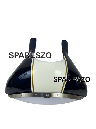 "CHIEF ROUND FAIRING, CELESTIAL BLUE" FIT FOR ROYAL ENFIELD SUPER METEOR 650 - Picture 4 of 16