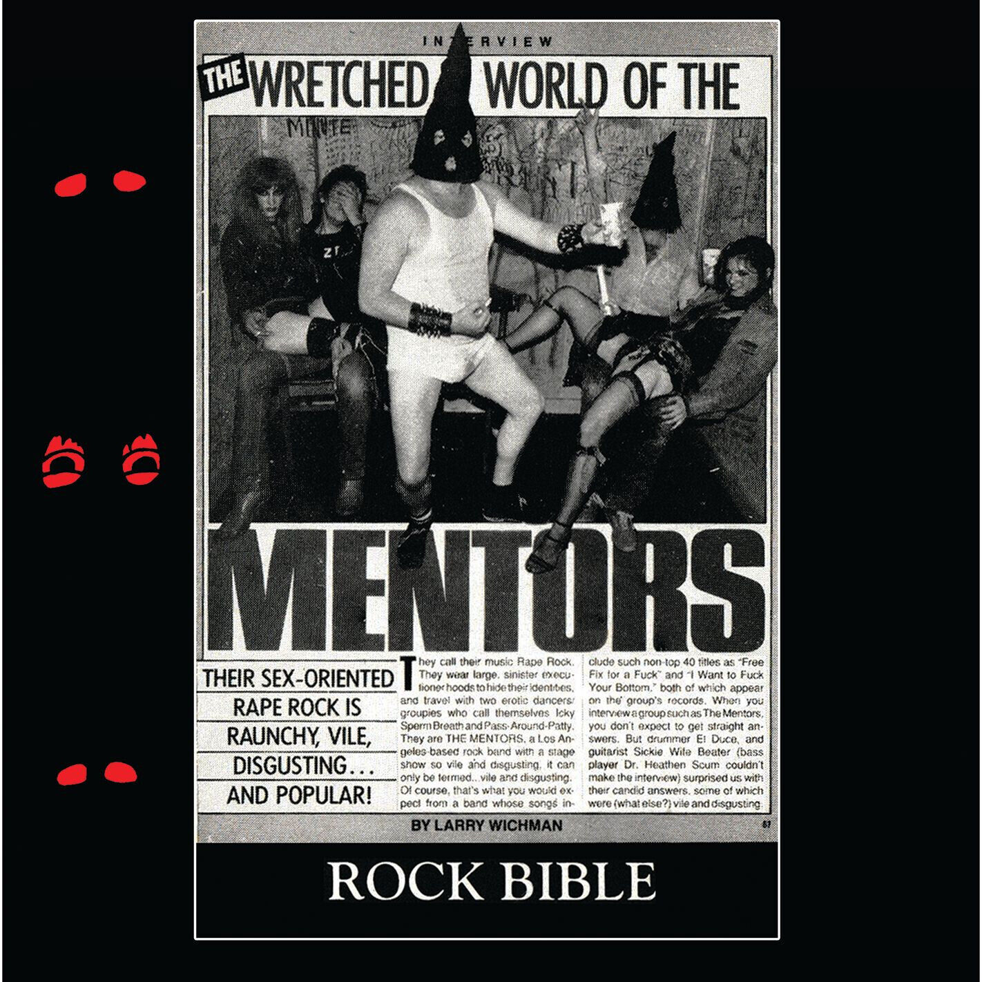 Mentors "Rock Bible" Double LP (500 pressed) Stool Sample Records
