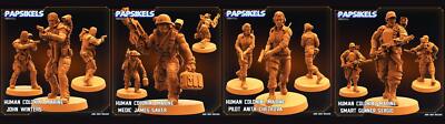 3D Printed Papsikels June 2023 Scifi - Aliens Vs Humans Part 5 Human Colonial