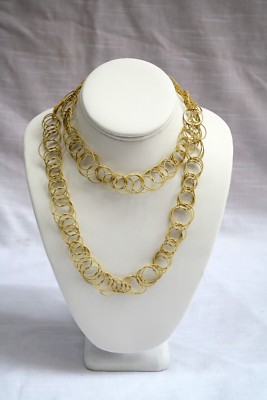 MAGNIFICENT ORIGINAL BUCCELLATI NECKLACE 36'' LONG 76.8'' GRAMS, ''MUST SEE''