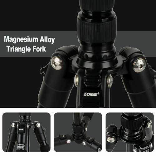 ZOMEI Q666 Portable Professional Tripod&Ball Head Travel for Canon Camera DSLR - Picture 11 of 12