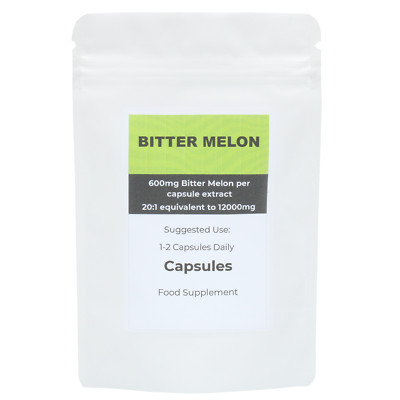 Bittermelonenkapseln 12000mg, Extrakt 20:1, hohe Stärke, Blutzucker, Cholesterin