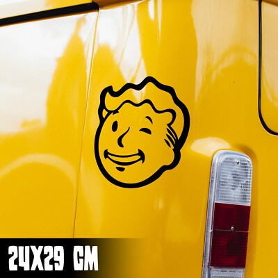 AUTO AUFKLEBER ''VAULT BOY #2'' 24X29CM FALLOUT GAME TUNING STICKER FUN JDM #0258