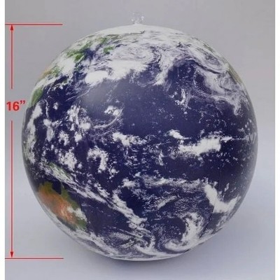 Jet Creations Inflatable Earth: Astro-View 16'' Globe Negative Ions/Far Infrared