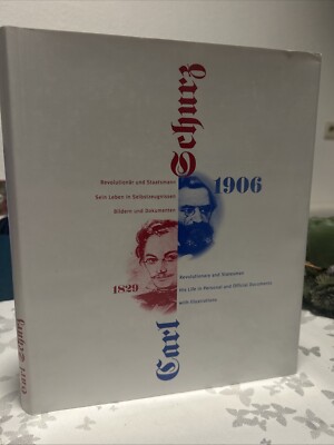  UMSCHLAG Carl Schurz-Revolutionär und Staatsmann,Elsass,Marx,Studenten,Amerika