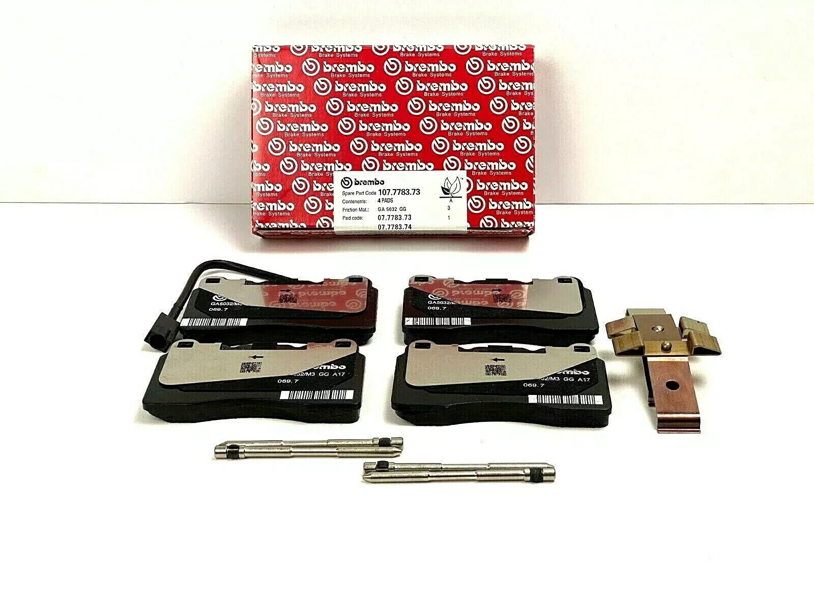 Maserati Ghibli & Quattroporte Base Model Front Brake Pads - Genuine