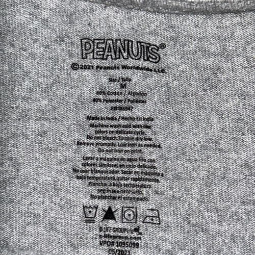 Peanuts Graphic Tee - Classic Characters Grey T-Shirt - Picture 3 of 3