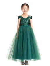 Off The Shoulder Dress Off Shoulder Sequin Dress Wedding Flower Girl Dresses