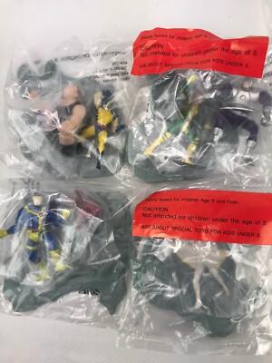 Hardees Xmen Limited Edition Figurines Toys Lot Of 4