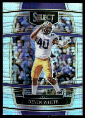 2022 Panini Select Draft Picks Devin White 56 Prizm Hyper