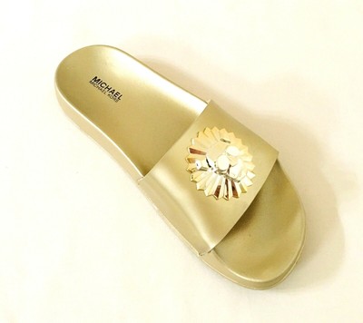 mk slides gold