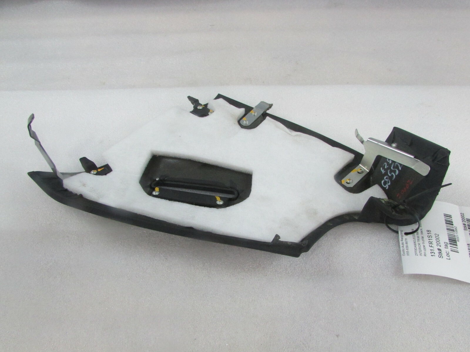 Ferrari 488 Spider, RH, Right Upper B-Pillar Trim, Used, P/N 86889800