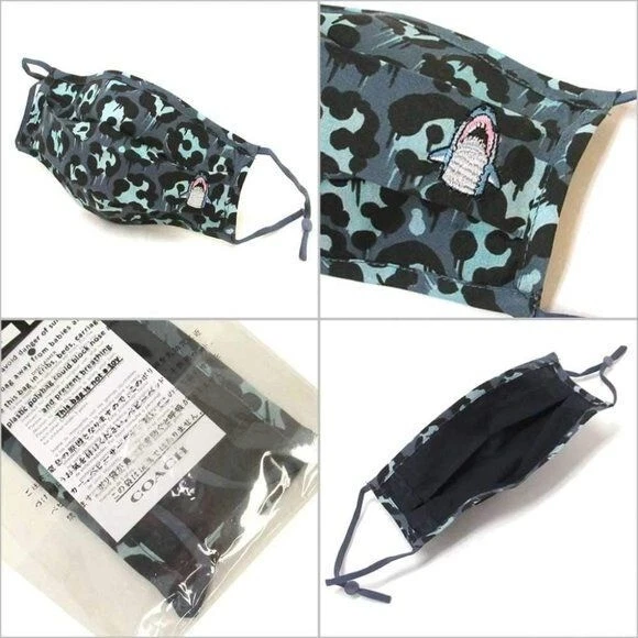 COACH Sharky Wild Beast Face Mask - #C3604 - Image 2 of 3
