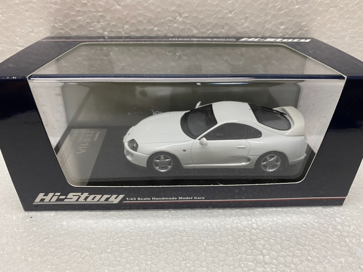 ハイストーリー HS199SL 1/43  スープラ RZ 1995 シルバー po 1:43 HI STORY HS199WH TOYOTA SUPRA RZ 1995 JDM scale