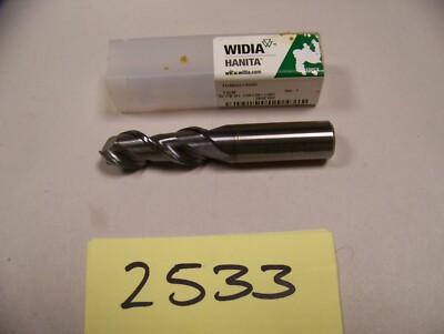 .500 DIA 2FL CARBIDE ENDMILL 1.25 LOC .190 RAD 3.0 OAL (ITEM #2533)