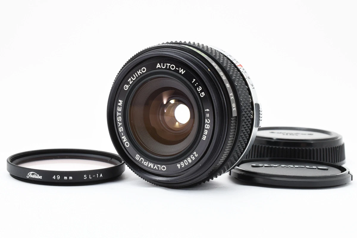F/3.5 Camera Lenses Olympus Zuiko 28mm Focal for sale | eBay