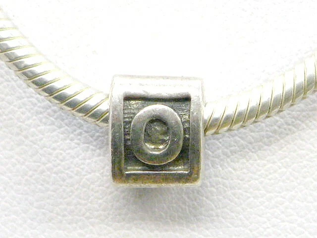 Pandora Charm Element Bead Sterling Silber 925 Buchstabe O