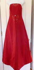 MICHAELANGELO bridesmaid dress size 8 NEW $165 wedding apple red NWT (p12)