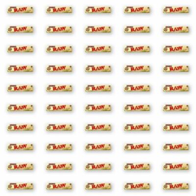 50 PACKUNGEN ROHER BIO HANF EXTRAGROSS SCHMAL BLÄTTCHEN Box