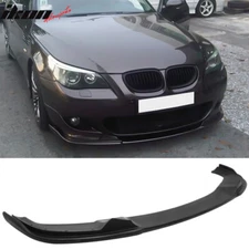 Fits 04-10 BMW E60 5 Series H Style Front Bumper Lip Spoiler PU Unpainted 1PC