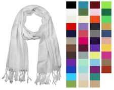 Falari Large Pashmina Shawl and Wrap for Evening Dress Wedding Party Wear