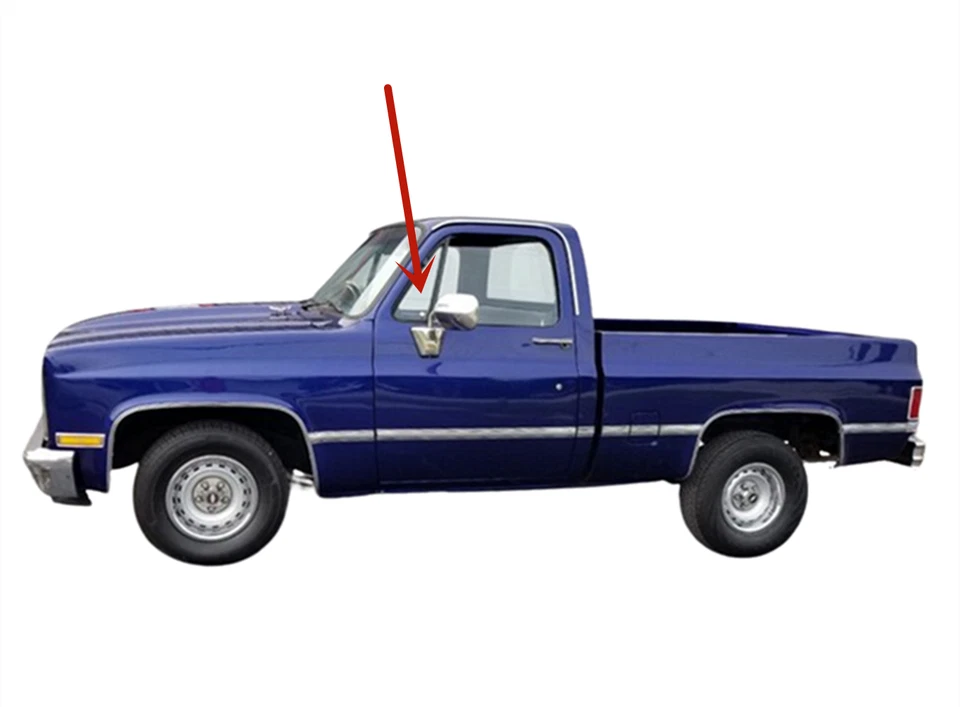 Fits Chevrolet Pickup Blazer Suburban Kodiak Driver Left Front Vent Window Glass Foto 2 de 4