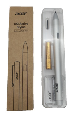Acer USI Stylus Pen ASA040 Silber Eingabestift für Chromebook Spin 314/511/512