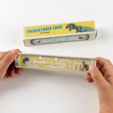 Tilt Maze Tube - Prehistoric Land dinos - Great Christmas Stocking Filler