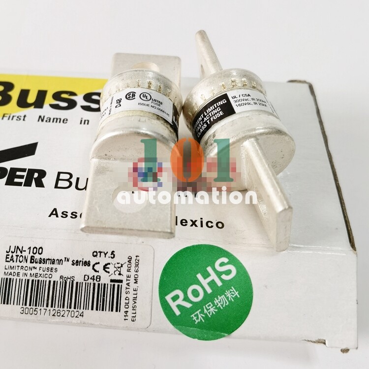 Bussmann JJN-100 Amp Fuse - Class T 300 VAC - JJN100