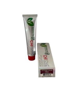 CHI Ionic Permanent Shine Hair Color 7RV Extra Light Red Violet 3 oz