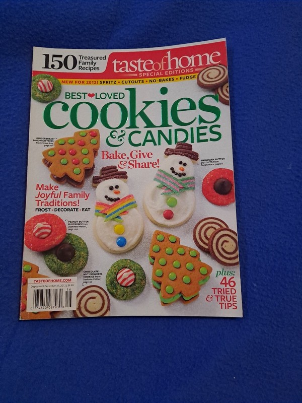 Taste of Home Special Edition Cookies & Candies Winter 2012 Home-Baked Recipes