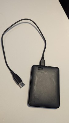WD 2TB Elements Portable External Hard Drive HDD, USB 3.0, Compatible w/ PC-Mac
