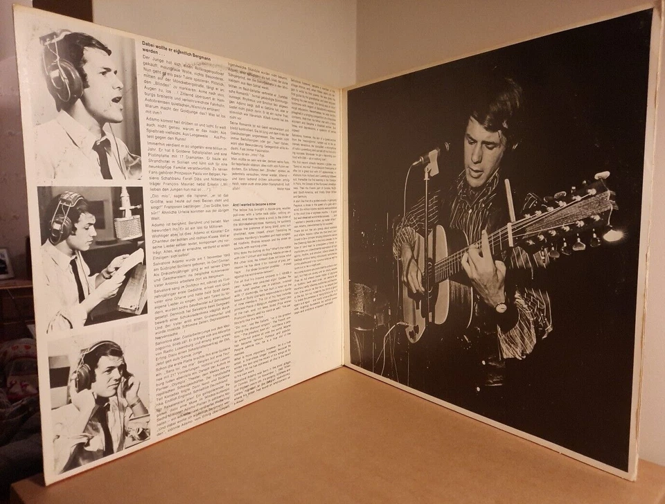 ADAMO-EDITION 2000 (2 x VINYL ALBUM) COMPILATION COLUMBIA C2015/16 VG+/VG IMPORT - Image 3 of 4