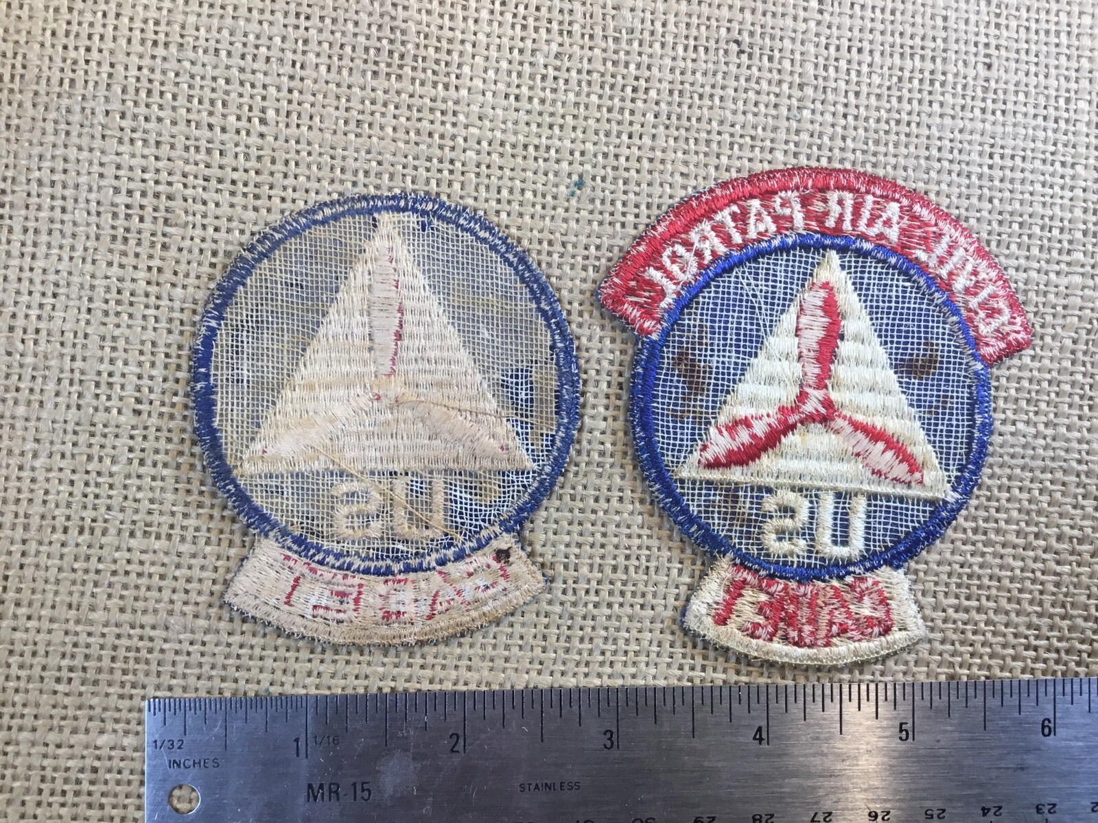 ORIGINAL VINTAGE US CAP CIVIL AIR PATROL PATCH CADET PAIR | eBay