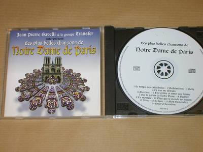 SELTENE CD / JEAN PIERRE SAVELLI & LE GROUP TRANSFER / NOTRE DAME DE PARIS / SEHR GUTER ZUSTAND