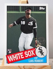 Luis Robert RC Rookie Card 2020 Topps Update 1985 35th Anniversary White Sox