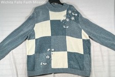 Alfred Dunner ladies floral sweater size Double Extra Large