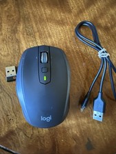 Logitech MX Anywhere 2S Wireless Bluetooth Mouse  Receiver  Charging Cable