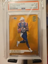 2024 Donruss Elite FOTL Joe Milton III ORANGE PSA 10. POP 3