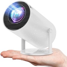 ARTSEA Projector 4K 1080P Support, Mini Projector Smart for Music, movies NEW  