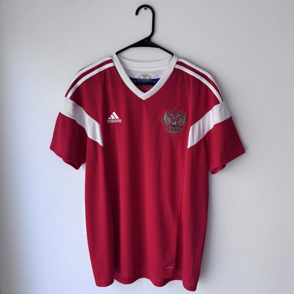 adidas Size L Russia National Team Soccer Fan Apparel & Souvenirs