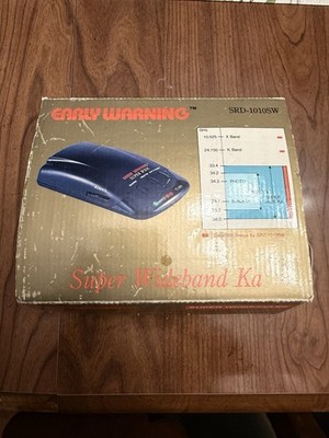 Early Warning Super Wide SRD-1010sw Radar Detector  New 